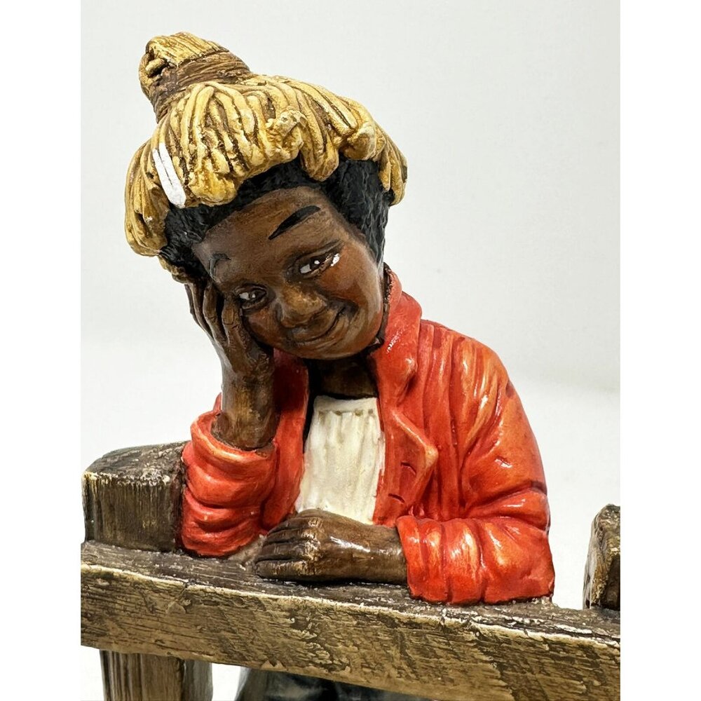 NATURECRAFT KNICK KNACK PADDY WACK Dog Bone #979 Black Americana England 1988 - Picture 9 of 12